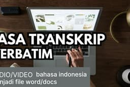 Jasa transkrip audio/video menjadi tulisan