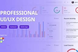 UI/UX Pro: Exclusive Design Website/Dashboard/Mobile Apps