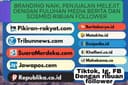 Paket Promosi di Puluhan Media Nasional & Sosmed Ribuan Follower
