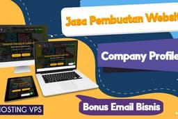 Paket Lengkap Jasa Pembuatan Website Company Profile Bonus Email Bisnis Profesional
