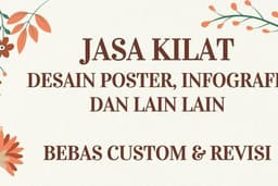 DESAIN POSTER / INFOGRAFIS KILAT BISA REVISI