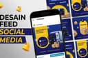 Desain Social Media Design | Banner Online | Carousel Post | E- Flyer Revisi Unlimited