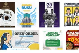 Jasa pembuatan Desain poster,banner dan sticker untuk kebutuhan printing