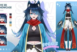Ilustrasi Model VTuber - Siap Rigging