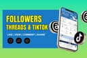 FOLLOWERS TIKTOK PERMANEN | FOLLOWERS THREADS PERMANEN | EXTRA BONUS VIEW