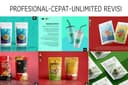 Desain Logo Brand, Packaging full print kemasan ilustrasi, Produk UMKM lainnya