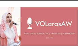 VOICE OVER | DUBBER | MC | PRESENTER | POEM READER 