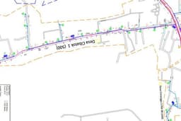 Penggambaran AutoCAD (Design Network Fiber & Topografi Drawing)