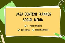 JASA CONTENT PLANNER SOCIAL MEDIA