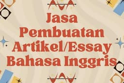 Pembuatan Artikel Bahasa Inggris 