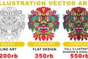 Vector ART Illustration, 1 Hari Jadi