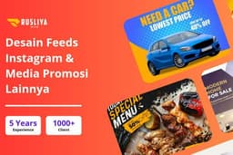 DESAIN FEEDS INSTAGRAM & MEDIA PROMOSI LAINNYA
