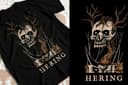 Ilustrasi Dark Art untuk brand kaos, kaos band, cover CD, dll