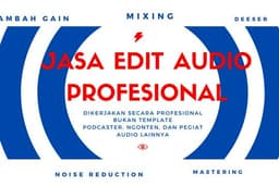 Audio Editing Untuk Podcast, Voice Over Profesional 