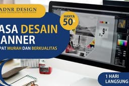 Desain banner premium 1 hari jadi