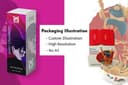 custom ilustrasi untuk poster atau packaging
