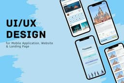 UI/UX Design for Website, Landing Page, and Mobile Application using Figma