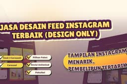 Desain Feed Instagram Mulai dari 300rb-an Kualitas Terbaik dan Memuaskan (Design Only)