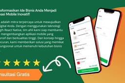 Jasa Membuat Aplikasi Android dan IOS Dengan React Native  atau flutter