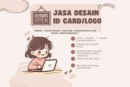 Desain Online ID Card, Banner , pamflet 24 jam jadi 