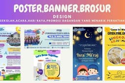 Jasa Desain Poster,dan Banner Menarik & Profesional