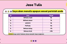 Jasa Tulis 