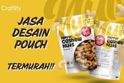 TERMURAH JASA DESAIN KEMASAN STANDING POUCH MAKANAN PROFESIONAL CEPAT