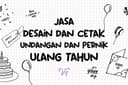 Jasa Pembuatan Undangan dan Pernak-Pernik Ulang Tahun Anak