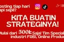 Konsultasi Strategi Marketing Brand Mu! dibuatkan Strategy Plan!