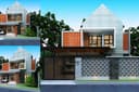 JASA 3D ARSITEKTURE EKSTERIOR FACADE MURAH