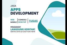 (HARGA KENALAN!) Jasa Develop, Perbaikan dan Penambahan Fitur Console-Based/Web/Desktop/Mobile Apps