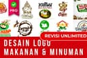 🟢 Desain Logo Makanan Minuman Kuliner "Revisi Unlimited"