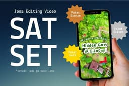 Jasa Edit Video Sat Set bisa Reels, Tiktok dan Youtube Short