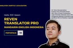 PENERJEMAH PRO 1 HARI JADI* Mandarin/Inggris<->Indonesia