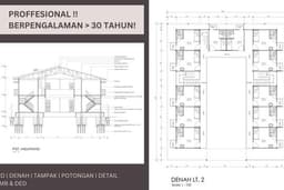 Gambar Denah 2D | Gambar IMB | Gambar DED | AUTOCAD