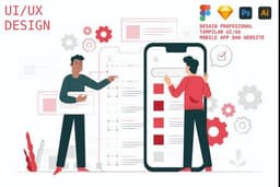 Jasa Desain Tampilan UI/UX Untuk Mobile App, Website dan Landing Page.
