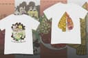 JASA DESAIN KAOS DOODLE/CARACTER COLORFULL
