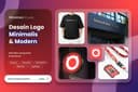 LOGO MINIMALIS & MODERN Untuk UMKM, BRAND & PERUSAHAAN