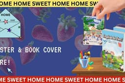 Poster Sekolah, Cover Buku Cerita