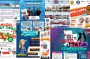 Desain Flyer/Backdrop/Infografis dengan Gaya Minimal dan Modern