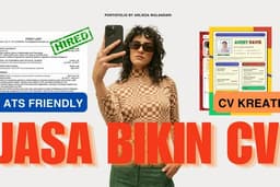 Pembuatan CV ATS (sekaligus analisa kecocokan dengan jobdesc pekerjaan) serta CV Kreatif