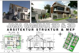 Jasa Autocad 2D, Gambar Kerja DED, As-Built Drawing dan Gambar IMB