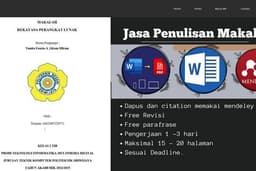 Jasa Penulisan Makalah Memakai Mendeley (1-3 hari).