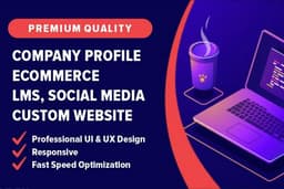 Website Company Profile, eCommerce, LMS, Sosmed & Custom Website dengan Professional Web Design