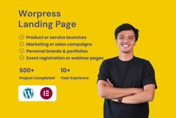 Pembuatan Wesbsite Landing Page