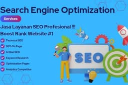 Jasa Optimasi SEO On-Page, Off-Page, & BackLink Boost Rank Website