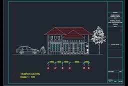 AUTOCAD Drawing IMB/PBG 1-3 Hari Jadi | Rumah Tinggal | Ruko | Kantor | Mess | Gambar Struktur