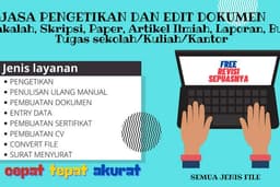 Jasa Pengetikan dan Edit Dokumen Apa Saja