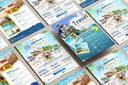 Desain poster traveling