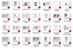 Jasa Gambar Kerja (AutoCAD 2D), Gambar untuk IMB & Perhitungan RAB
